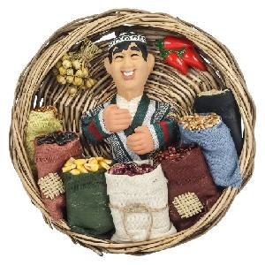 Интерьерное панно "Продавец зерна"