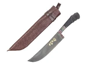 Нож Пчак, средний (бринч), рукоять: рог сайгака