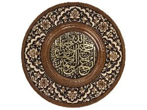 Деревянное панно, диаметр 25 см