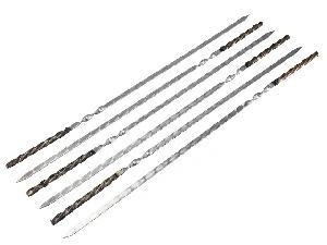 Набор шампуров с кованой ручкой Витая