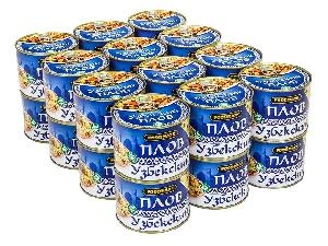 Плов Узбекский с мясом, упаковка (24 банки по 525 г.)