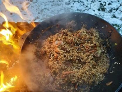 Зимой на свежем воздухе: особенности готовки в казане и на гриле в мороз Зимой на свежем воздухе: особенности готовки в казане и на гриле в мороз