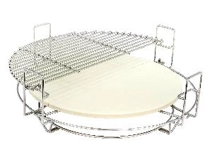 Комплект для гриля 55 см/21 дюйм: держатель, камень для выпечки/тепловая перегородка, решетка, Plover 