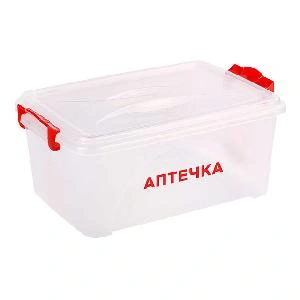 Контейнер с ручками для хранения Альтернатива "Аптечка" М7372, 7.5 л