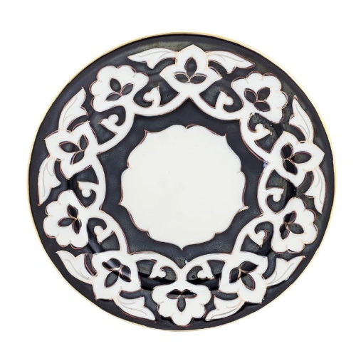 Тарелка Пахта, Turon Porcelain, с золотом, Ø 24 см