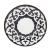 Тарелка Пахта, Turon Porcelain, с золотом, Ø 24 см