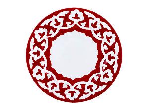 Тарелка Красная Пахта, Turon Porcelain, Ø 21.5 см