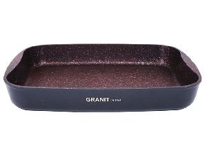 Противень с антипригарным покрытием 33.5x22x5.5 см, Kukmara (Granit Ultra Red), пга01а 