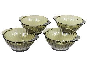 Набор бульонных тарелок с ушками (4 шт.), Elica, 510 мл