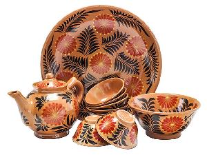 Набор чайный "Риштанская керамика", 10 предметов