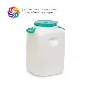 Канистра-бочка для воды 50л (крышка цвет микс), Альтернатива М548