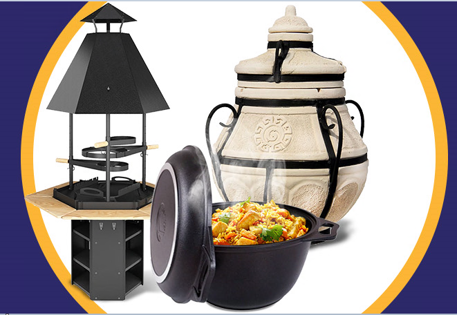 Скидки на тандыры, грили, казаны и мебель