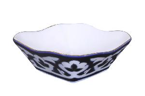 Салатница Пахта, Turon Porcelain, с золотом, диаметр 11 см SAL07