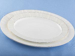 Блюдо для сервировки фарфоровое Moon Line, PLOVER, 25 см