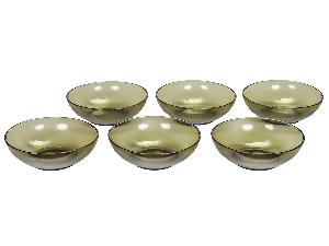 Набор стеклянных салатников (6 шт.), Basilico, 20 см