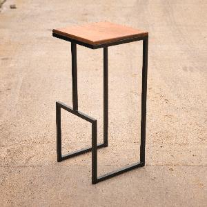 Стул барный "Лофт" со стальным основанием, Завод Палитра