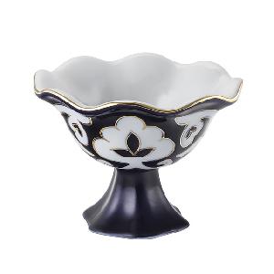 Креманка Пахта, Turon Porcelain, с золотом, Ø 13 см