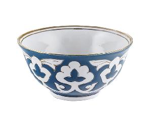 Коса Бирюзовая Пахта, Turon Porcelain, с золотом, Ø 13.8 см