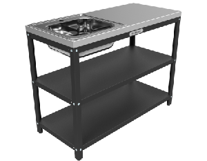 Стол с мойкой разделочный "Стандарт 1120", GRILLVER