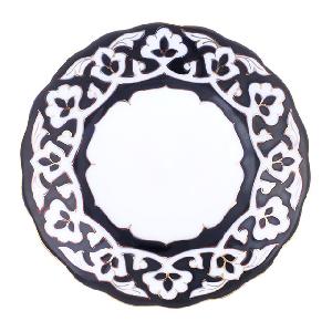 Тарелка "Пахта", рифленый край, Премиум, диаметр 23,5 см