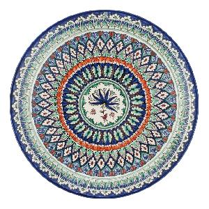 Блюдо Ляган "Риштанская керамика", круглый, диаметр 41 см