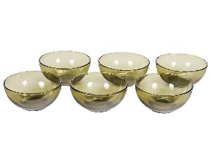 Набор стеклянных салатников (6 шт.), Basilico, 13 см