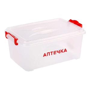 Контейнер с ручками для хранения Альтернатива "Аптечка" М7372, 7.5 л
