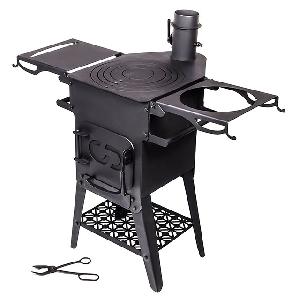 Печь варочно-отопительная "Бизон" Премиум, 36 см