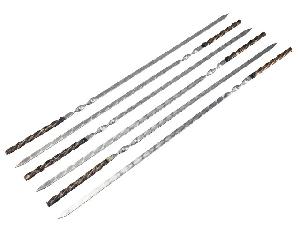 Набор шампуров с кованой ручкой Витая