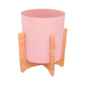 Горшок-кашпо цветочный Альтернатива "Алессия" М8265, (розовый), 1.8 л