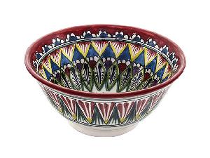 Коса "Риштанская керамика", Красная, Ø 18 см