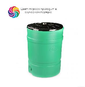 Бочка-бак с крышкой 150 л (цвет микс), Альтернатива М8139