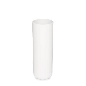 Ваза для цветов Альтернатива М8527 (белый), 90х90х255 мм