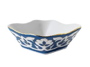 Салатница Бирюзовая Пахта, Turon Porcelain, с золотом, Ø 11 см