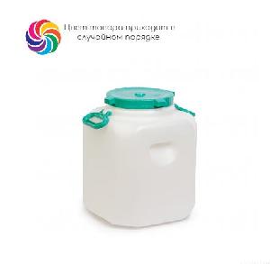 Канистра-бочка для воды 40л (крышка цвет микс), Альтернатива М680