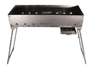 Мангал №12 из холоднокатаной стали 1.5 мм, 70х25х71 см, Kukmara, м16