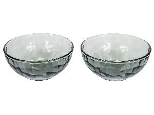 Набор салатников стеклянных (2 шт.), BLACK DIAMOND (черный), 13 см