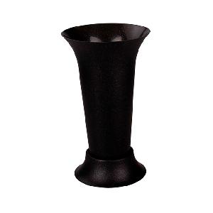 Ваза для цветов Альтернатива М5144 (черный), 310х185х185 мм