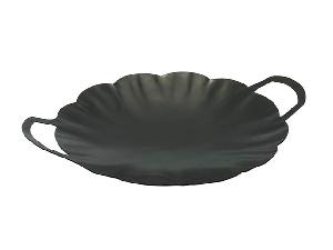 Сковорода Садж "Стальные решения" Ромашка, вороненый, 35 см