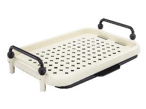 Поднос на ножках с поддоном, прямоугольный с ручками, 37х26х9 см, Plover