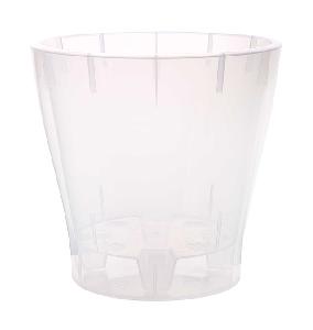 Горшок цветочный Альтернатива "Лея" М7885, с автополивом (прозрачный), 5 л