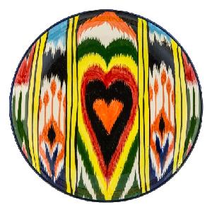 Блюдо Ляган "Риштанская керамика", Атлас, диаметр 28 см RS5