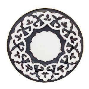 Тарелка Пахта, Turon Porcelain, с золотом, Ø 24 см