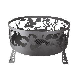 Костровище с зольником “Лес”, d66, "Стальные решения"