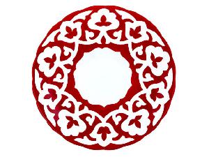 Ляган рифленый край Красная Пахта, Turon Porcelain, Ø 28 см