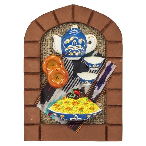 Панно "Дастархан с пловом" Панно "Дастархан с пловом"