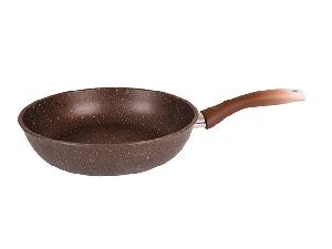 Сковорода 24 см с антипригарным покрытием, Kukmara (Marble Induction Кофейный мрамор), смки240а