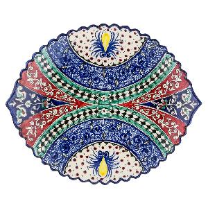 Блюдо Ляган "Риштанская керамика", диаметр 41 см RS33_28