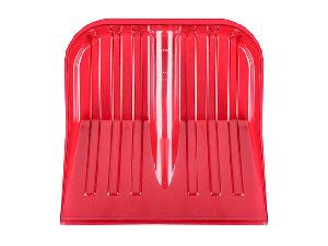 Лопата для снега без черенка Альтернатива М7242, (красный), 420х115х430 мм