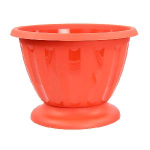 Вазон для цветов Альтернатива "Пальмира" М1563 (коричневый), 33х33х27.5 см